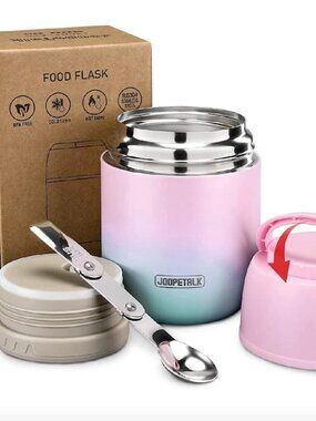 17 Oz Insulated Lunch Containers Hot Food Jar, Wide Mouth Lunch Thermo